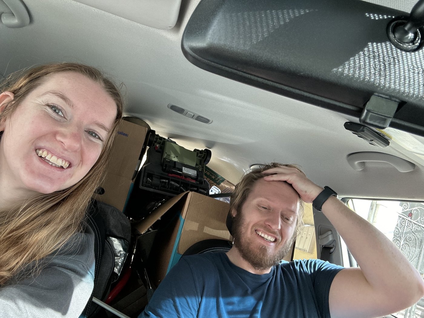 Moving day, February 2024